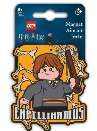 LEGO ГАРРИ ПОТТЕР МАГНИТ РОН УИЗЛИ ЭКСПЕЛЛИАРМУС