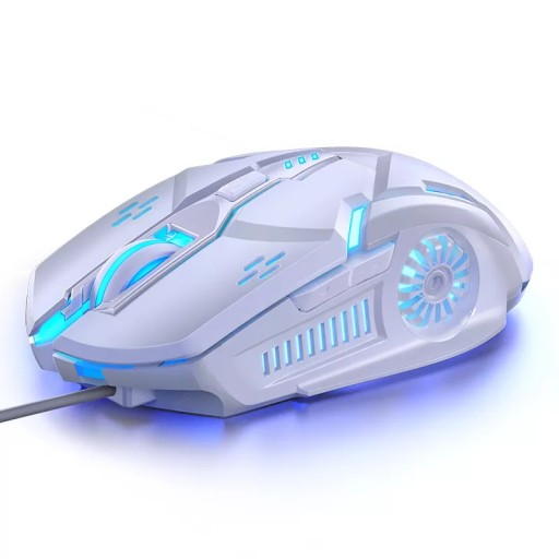 ИГРОВАЯ МЫШЬ С БЕЛОЙ ПОДСВЕТКОЙ