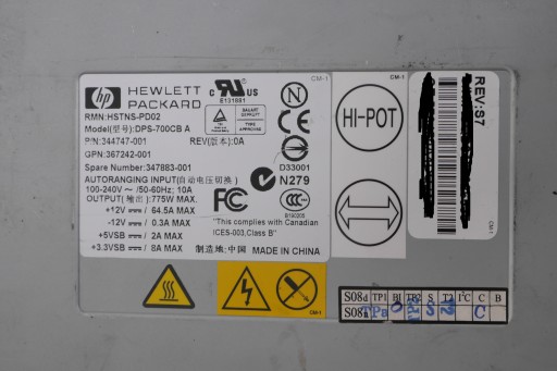 Блок питания HP DPS-700CB A HSTNS-PD02