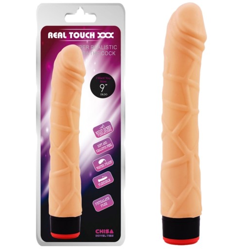 CHISA 9” Realistyczny wibrator na baterie