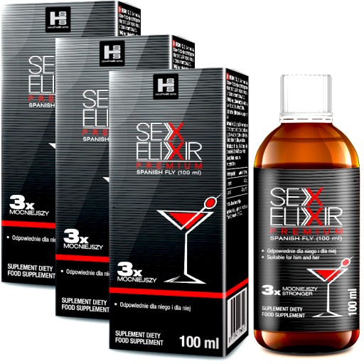 SEX ELIXIR PREMIUM HISZPAŃSKA MUCHA LIBIDO MOCNE LIBIDO OCHOTA ORGAZM 100ML