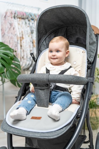 WKŁADKA DO WÓZKA SPACERÓWKI DWUSTRONNA UNIWERSALNA BABYMAM ALLinONE