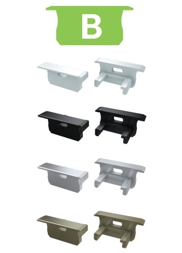 ВСТРАИВАЕМЫЙ СВЕТОДИОДНЫЙ ПРОФИЛЬ 2M TYPE B INOX SET