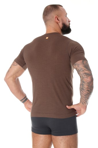 МУЖСКАЯ МУЖСКАЯ ТЕРМОАКТИВНАЯ ФУТБОЛКА BRUBECK OUTDOOR ШЕРСТЯНАЯ