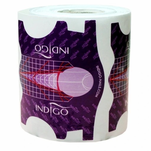 Шаблоны индиго формы для наращивания ногтей 100