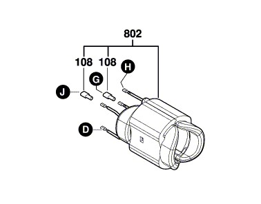ОРИГИНАЛЬНЫЙ СТАТОР BOSCH ДЛЯ ШЛИФОВАЛЬНОЙ МАШИНЫ GWS 15-125 CIE GWS 17-125 CIE GWX 17