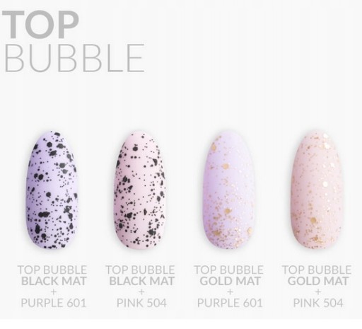 CLARESA TOP BUBBLE ЧЕРНЫЙ МАТОВЫЙ ТОП С ЧЕРНОЙ ПАРКОЙ