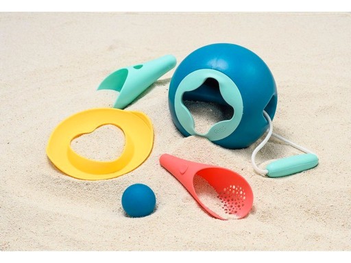 QUUT KIDS' BEACH SET Ведро + Лопата + Ситечко + Формочка
