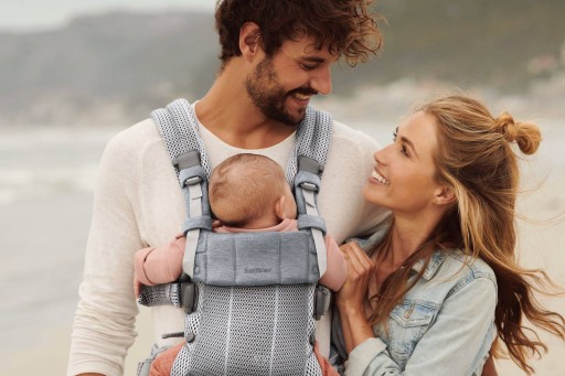 ПЕРЮЗИНКА HARMONY 3D СЕТКА СЕРЕБРЯНАЯ BABYBJORN