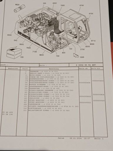 Каталог запчастей Liebherr G924 G934 G944 G926 G936 G946 G956 G9408 G9508
