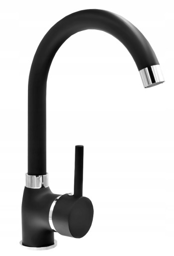 ЧЕРНАЯ ГРАНИТНАЯ МОЙКА HEKTOR SIPHON BLACK MIX