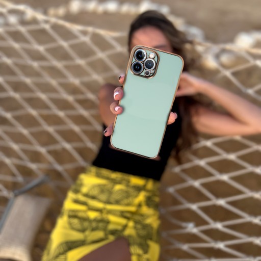 Чехол GLAMOUR Shiny Joless для IPHONE 12 NAVY