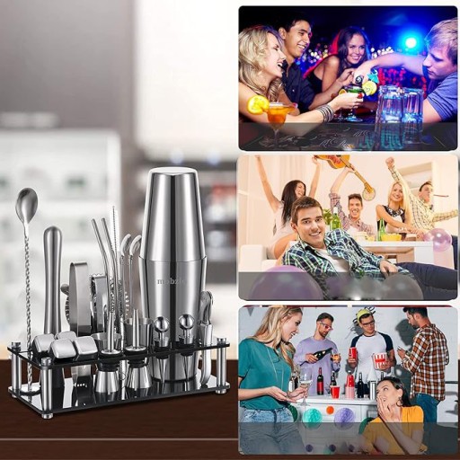 BARMAN ZESTAW DO DRINKÓW SHAKER 750ML 25 SET wszelkiego rodzaju koktajli