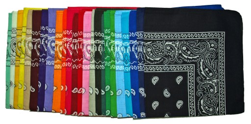 BANDAMKA BANDANA CHUSTKA CHUSTA BANDAMA APASZKA - j. fioletowa