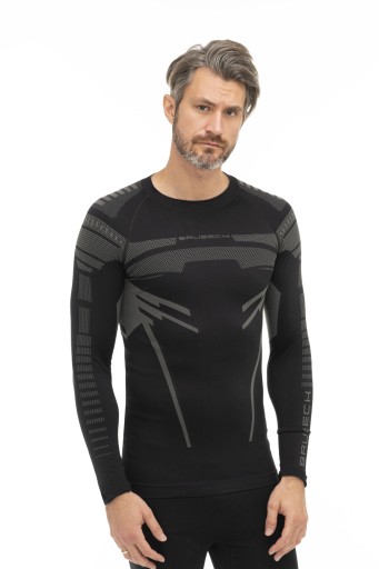 ТЕРМОАКТИВНАЯ СПОРТИВНАЯ ТОЛСТОВКА RUNNING BRUBECK DRY M