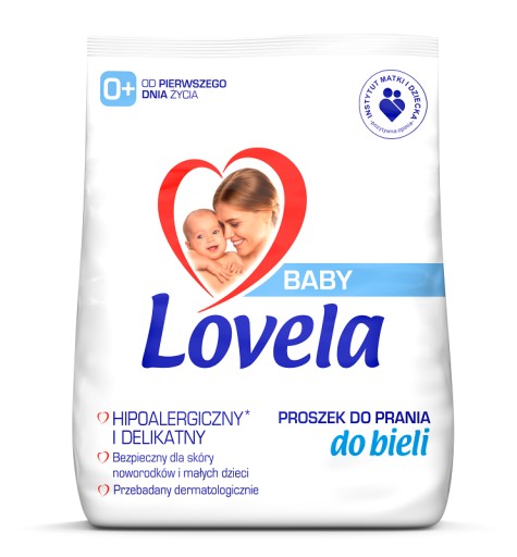 Lovela Baby гипоаллергенный стиральный порошок для малышей белый, 3х1,3кг.