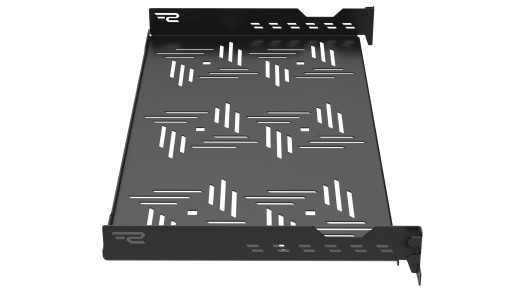 RACK полка 19'' 1U 250 мм серия Б черная СТАЛФЛЕКС