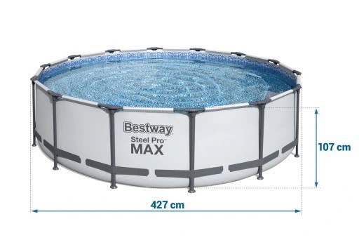 BASEN STELAŻOWY OGRODOWY 427x107cm BESTWAY 11w1