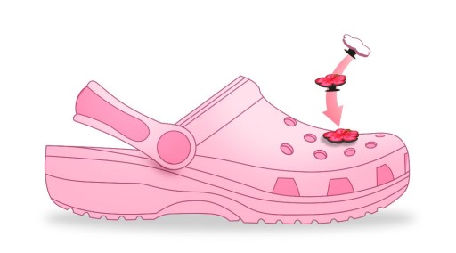 Булавки Crocs Jibbitz для обуви Minecraft