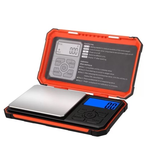 Waga 500g 0,5kg 0,01g elektroniczna przenośna draVires + naklejka