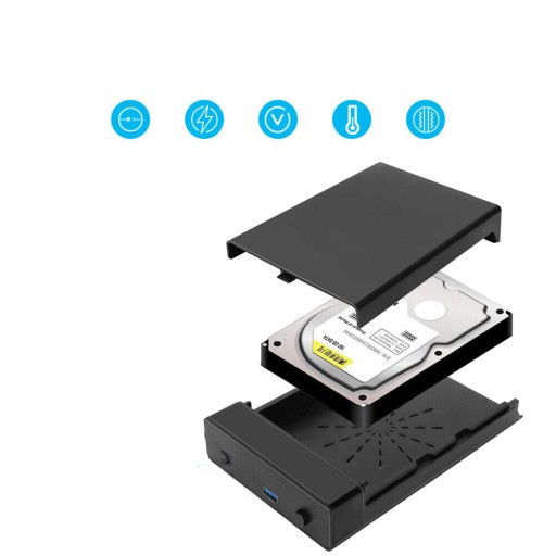 КОРПУС ДЛЯ ДИСКА 2,5/3,5 ДЮЙМА SSD HDD SATA BAY