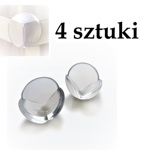 Silikonowa nakładka osłona mebli zabezpieczenie narożników 4 SZT