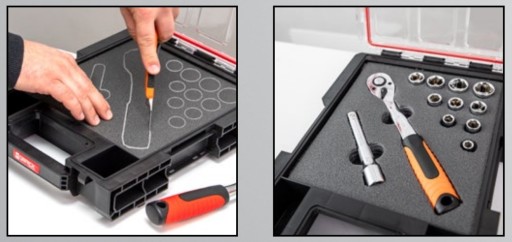 QBRICK ONE ORGANIZER M Ящик для инструментов из пенопласта