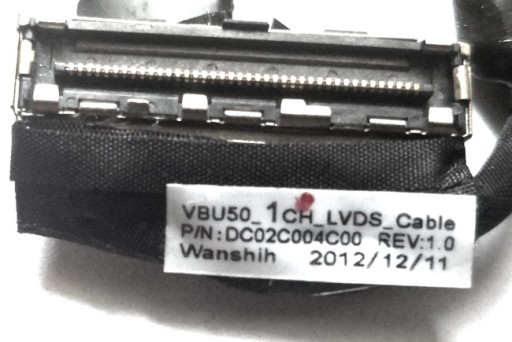 ЛЕНТА МАТЕРИАЛА HP ENVY 6-1210 6-1202 6-1200 DC02C004C00 LVDS 044