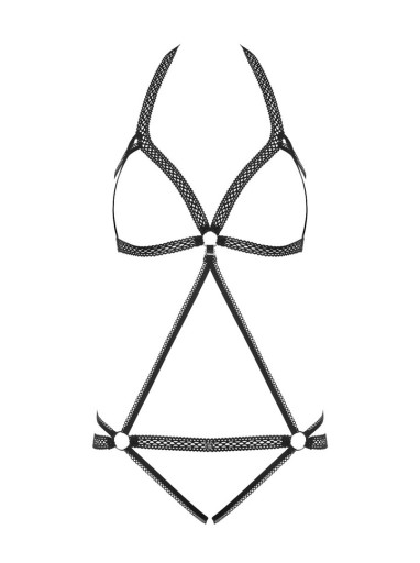Съемное боди Obsessive Teddy Darkie черный L/XL