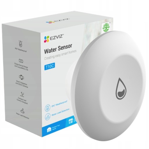 T10C ZigBee 3.0 EZVIZ детектор затопления для систем SMART HOME