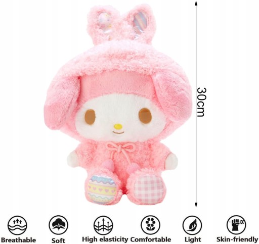 ПЛЮШЕВЫЙ ТАЛИСМАН MY MELODY SANRIO CREWMATE 30 СМ