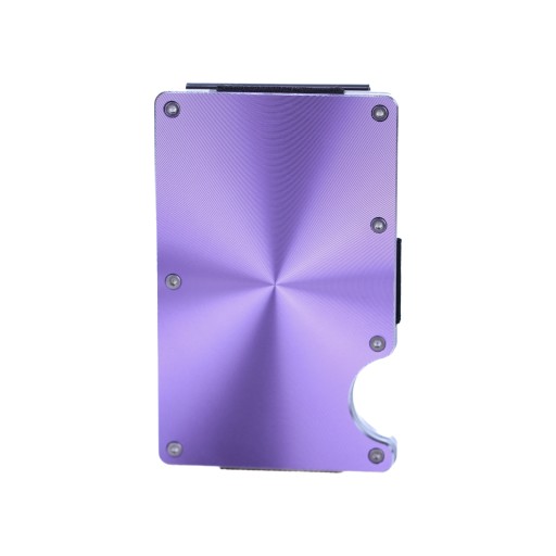 Алюминиевый тонкий держатель для карт RFID-кошелька