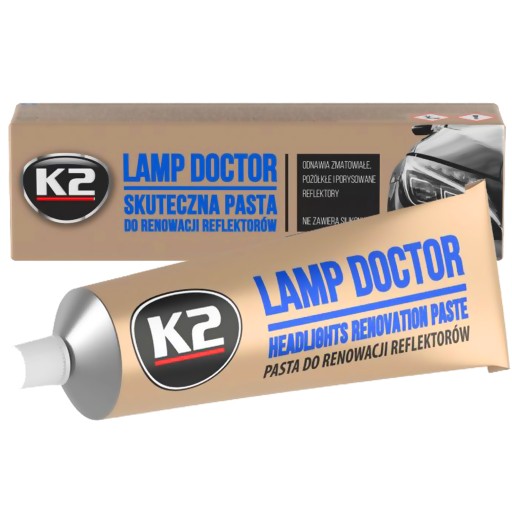 K2 LAMP DOCTOR Паста для регенерации фар.