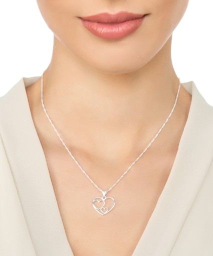 Серебряное колье-цепочка 925 Ажурный Коннектор