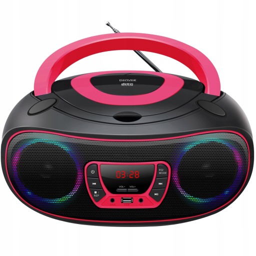 ДЕНВЕР BLUETOOTH CD-ПЛЕЕР USB-РАДИО БУМБОКС