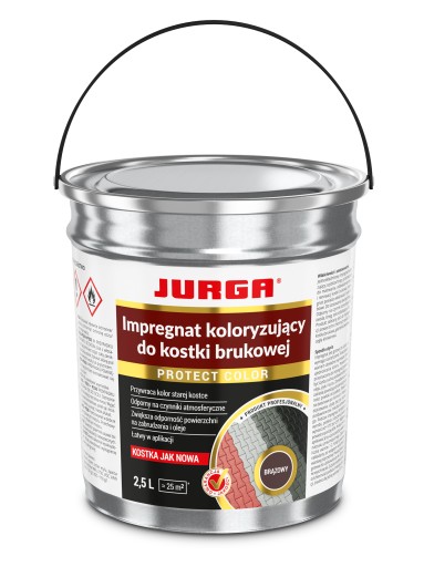 КРАСОЧНАЯ ПРОМПРЕГНАНТ JURGA ДЛЯ ОСТРОЙ, БЫСТРОСЫХАЮЩЕЙ, ВОДОНЕПРОНИЦАЕМОЙ 2,5 ГРАФИТ