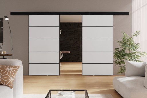 ARTI DUO PLUS 212 настенные раздвижные двери с маскировочной рамкой