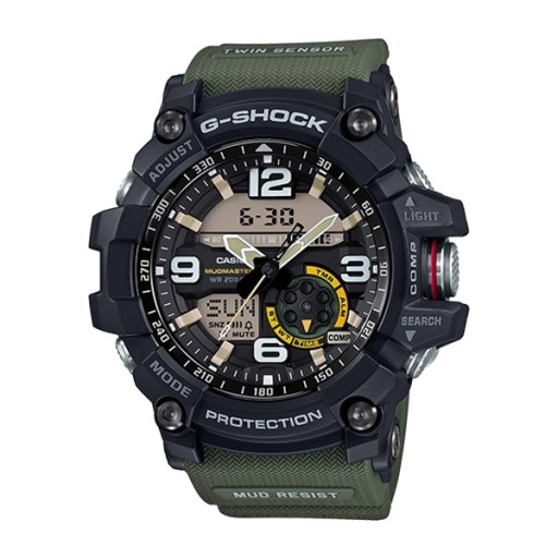 РЕМЕНЬ CASIO GG-1000-1A3 зеленый G-SHOCK ОРИГИНАЛ