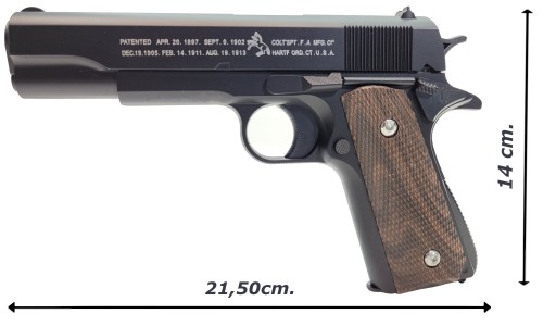 Металлический шаровой пистолет COLT M1911 100% металлическая реплика винтовки ASG + ЩИТКИ