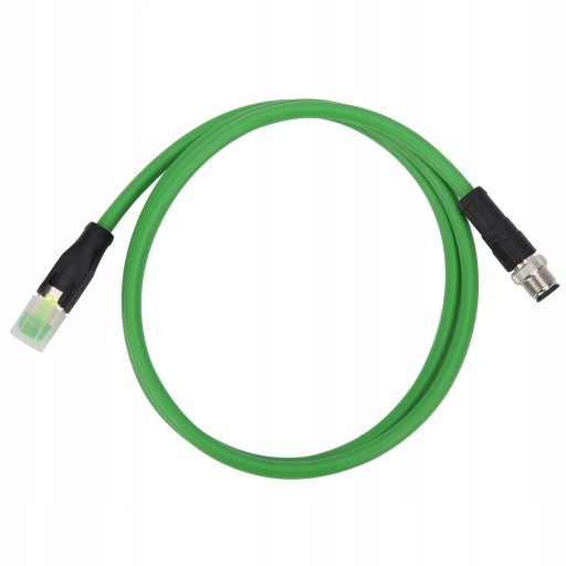 Соединительный кабель M12–RJ45, 4-контактный сетевой кабель