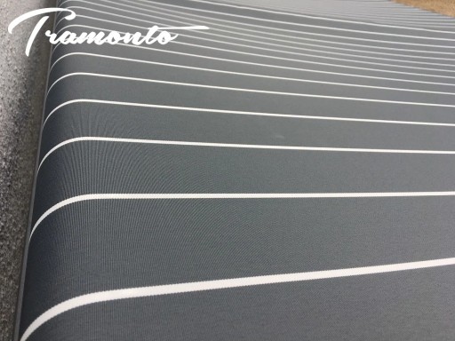 Террасная маркиза АНТРАЦИТ 400х300 Grey Stripes STD