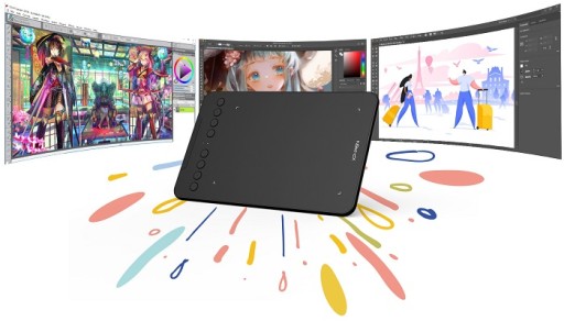 TABLET GRAFICZNY XP-PEN DECO MINI 7W BEZPRZEWODOWY BLUETOOTH DLA GRAFIKA