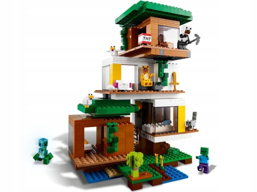 LEGO MINECRAFT 21174 СОВРЕМЕННЫЙ ДОМ НА ДЕРЕВЕ +