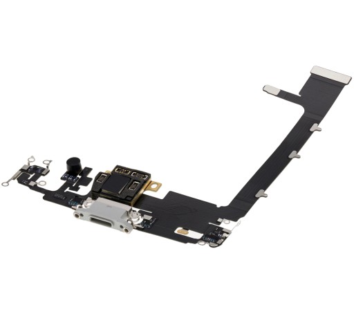 Разъем для док-станции для микрофона iPhone 11 Pro Max, белый