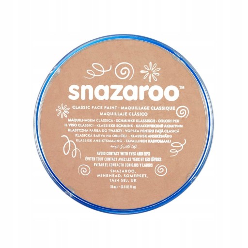 Snazaroo Краска для тела 18 мл: Barely Beige