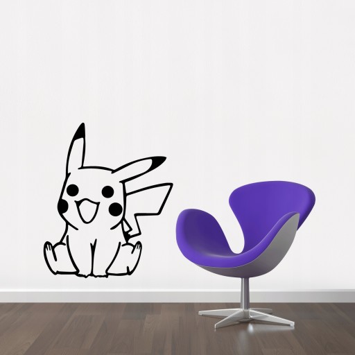 Наклейка PIKACHU на лобовое стекло автомобиля, водонепроницаемая