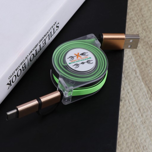 ЗАРЯДНЫЙ КАБЕЛЬ USB ТИПА C / MICRO, ДЛИНА 1М.