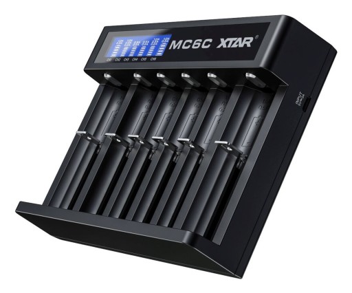 Зарядное устройство XTAR MC6C для аккумуляторов 18650/32650 Li-ION/Ni-MH с USB-разъемом