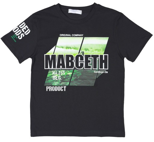 KOMPLET LETNI WB-3483-Z8 T-SHIRT + SPODENKI ZESTAW NA LATO BAWEŁNA 122/128