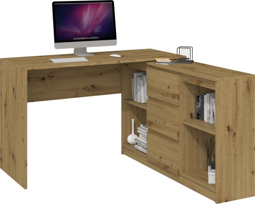 СТОЛ ДЛЯ НОУТБУКА FUNCTIONAL PLUS, ДУБ ARTISAN